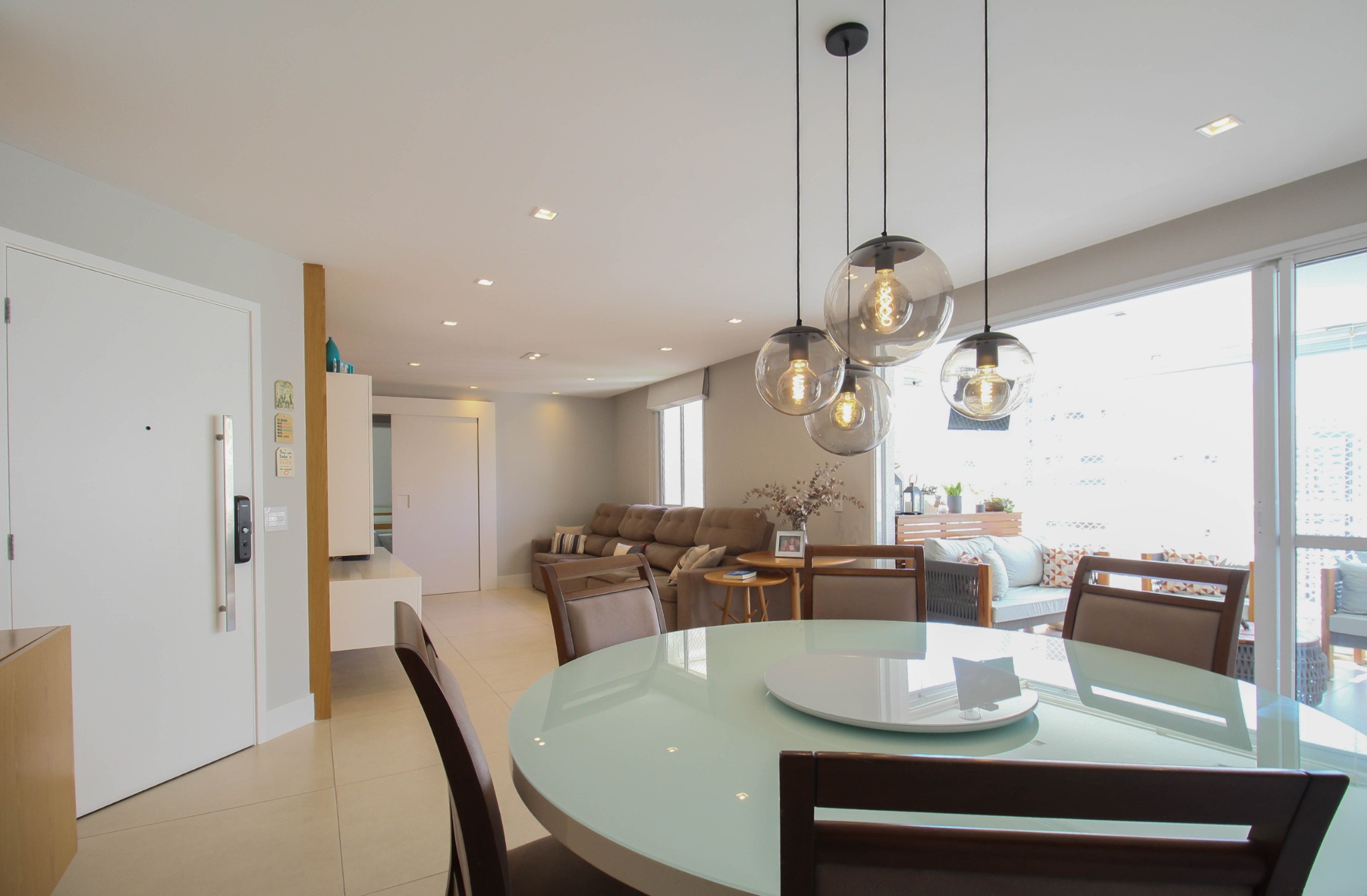 Ambiente interno do apartamento