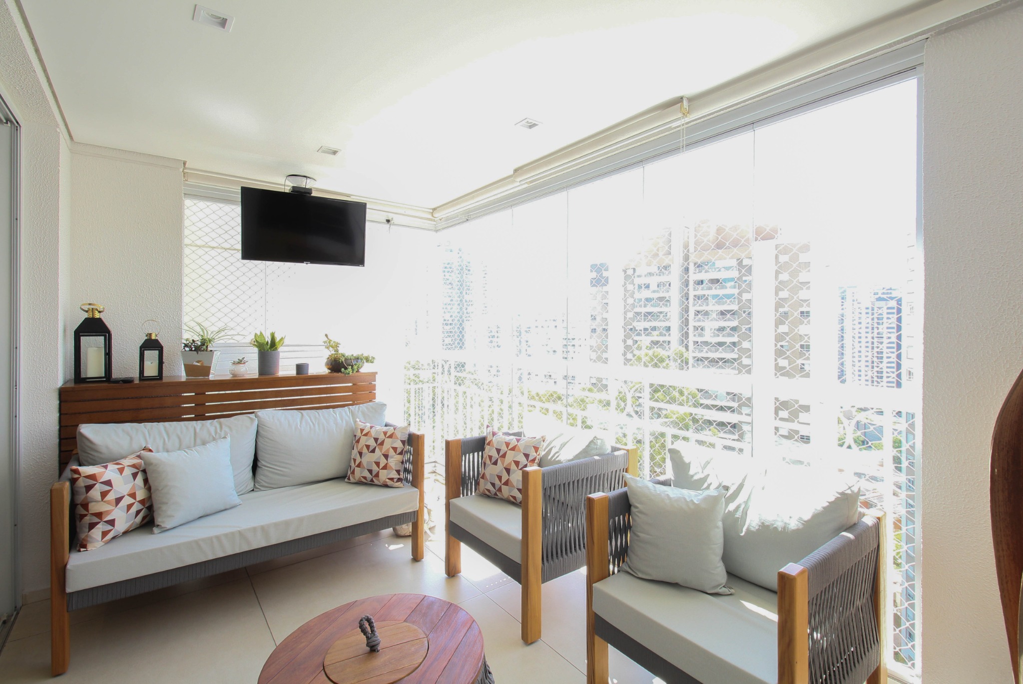 Varanda do apartamento